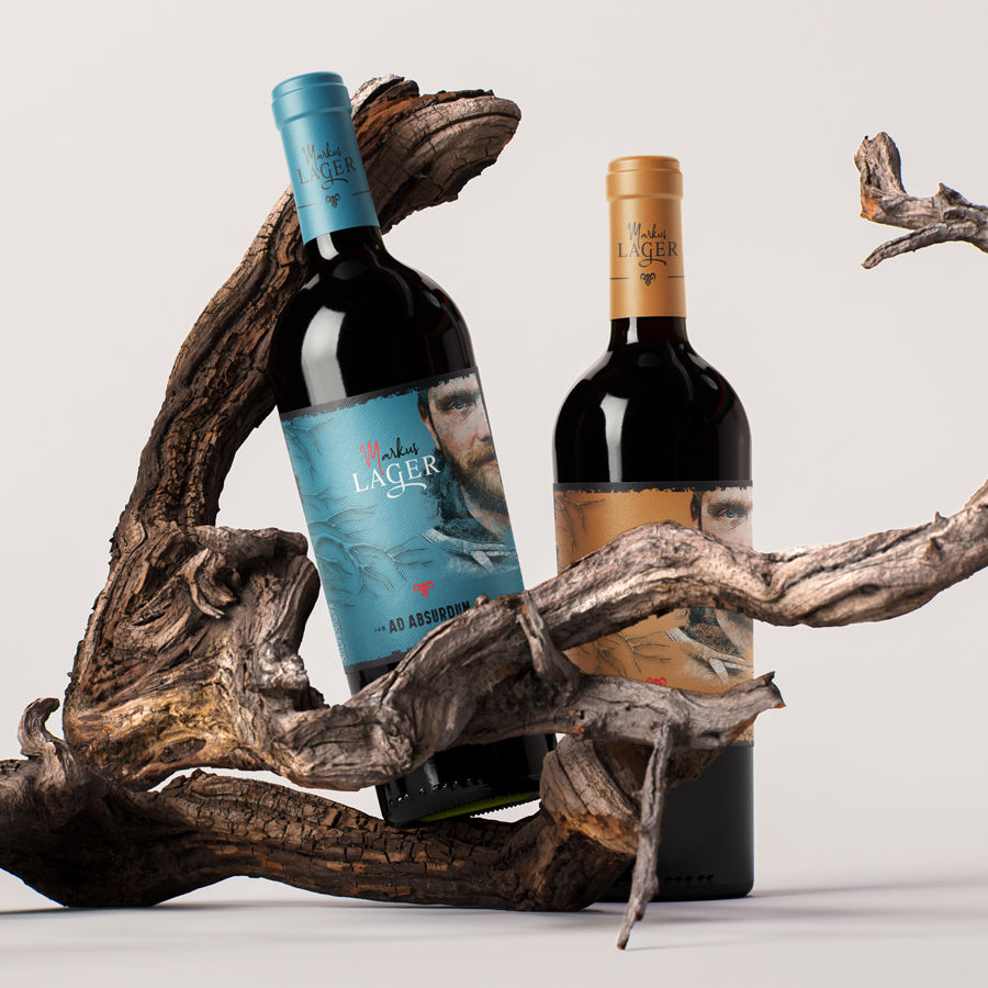 Weingut Lager Etikettendesign